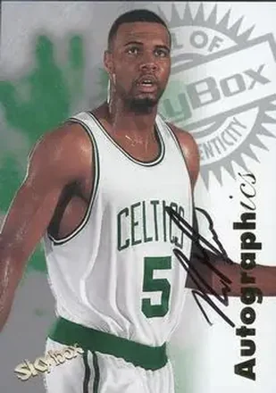 1997-98 SkyBox Premium #NNO Autographics Ron Mercer