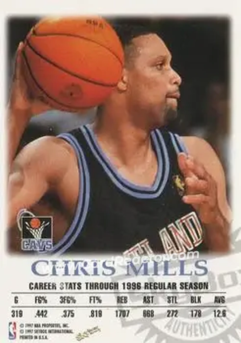 Back of Chris Mills