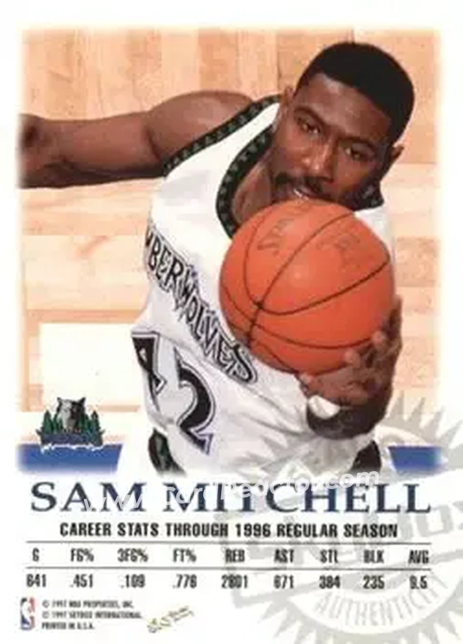 Back of Sam Mitchell