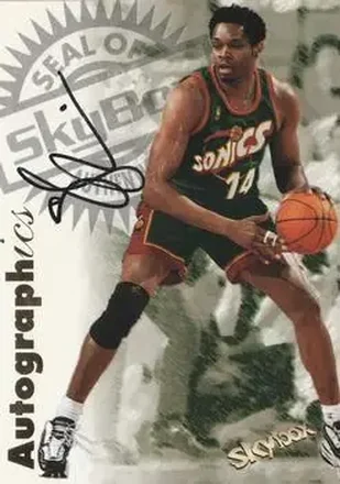 1997-98 SkyBox Premium #NNO Autographics Sam Perkins
