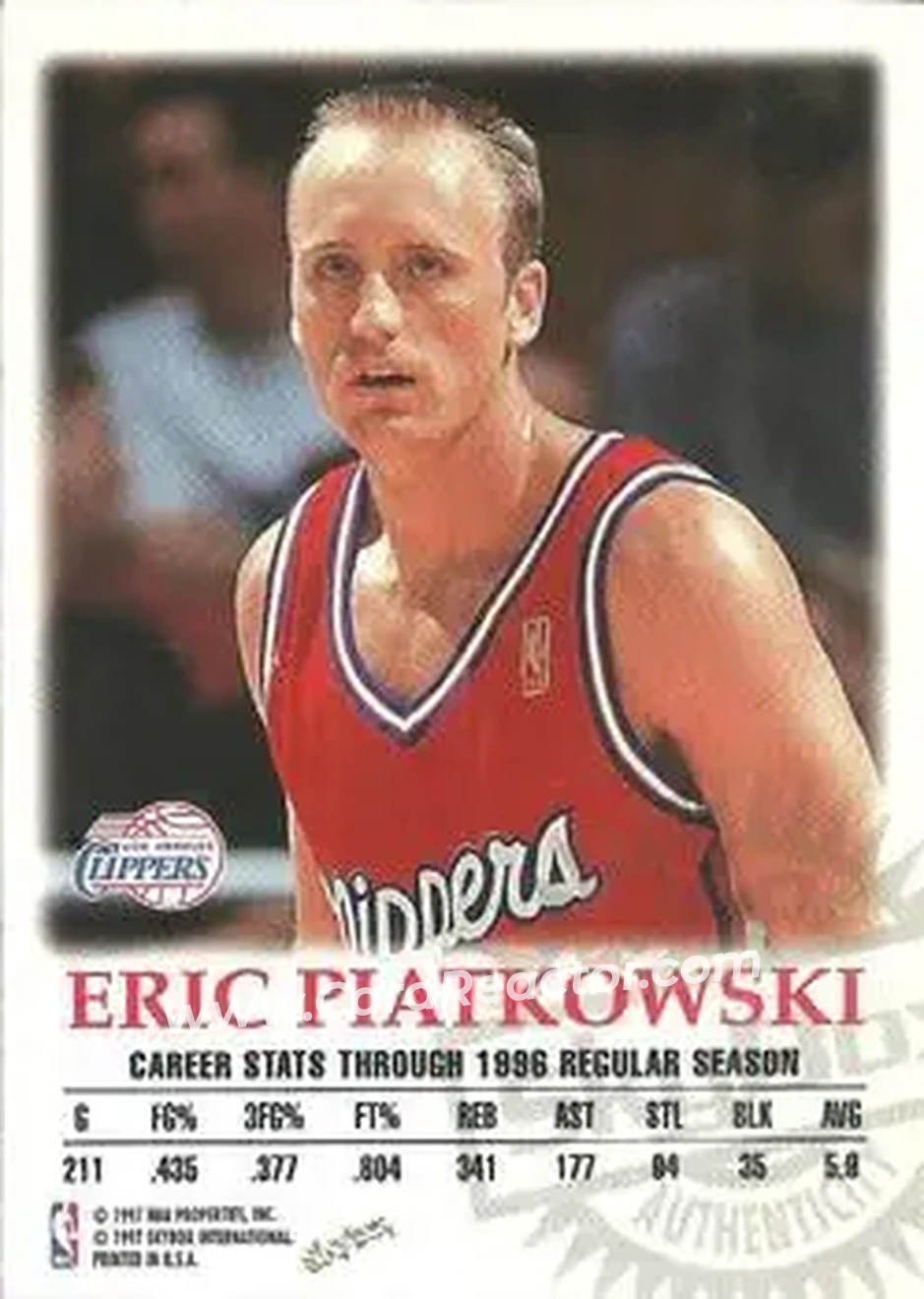Back of Eric Piatkowski