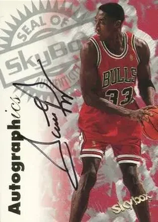 1997-98 SkyBox Premium #NNO Autographics Scottie Pippen