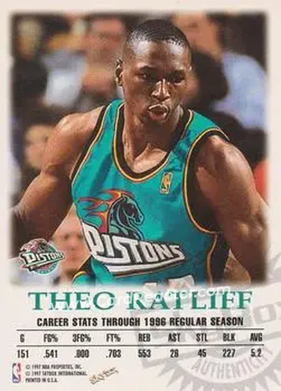 Back of Theo Ratliff