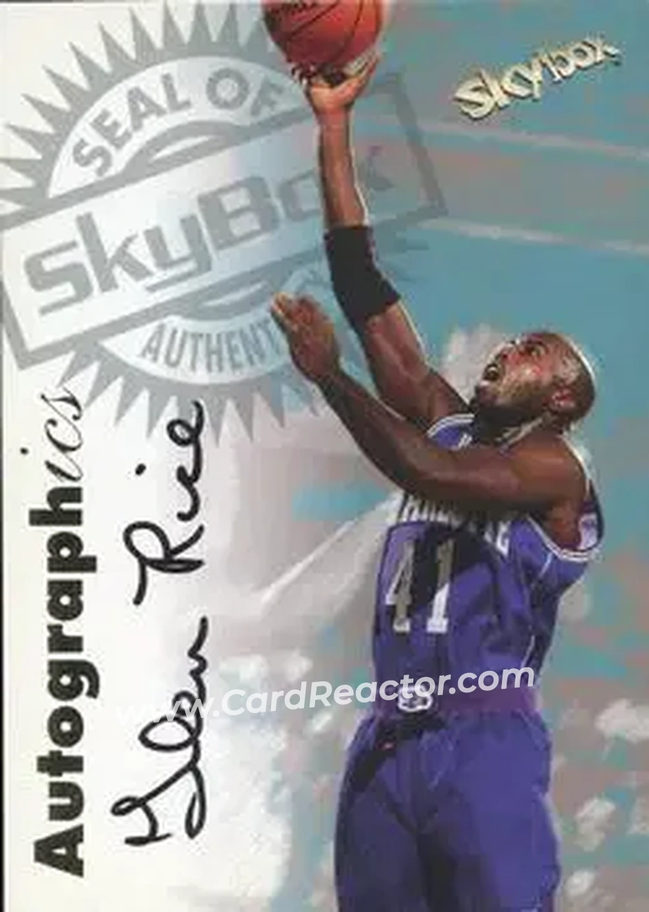 Front of Glen Rice
