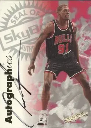 1997-98 SkyBox Premium #NNO Autographics Dennis Rodman