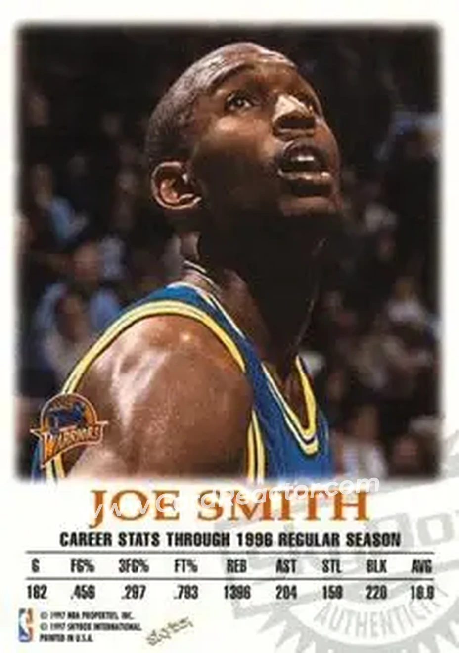 Back of Joe Smith
