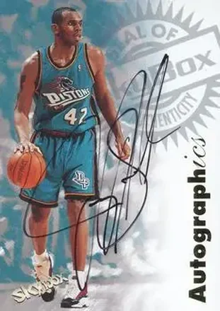 1997-98 SkyBox Premium #NNO Autographics Jerry Stackhouse