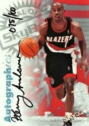 1997-98 SkyBox Premium #NNO Autographics Century Marks Kenny Anderson
