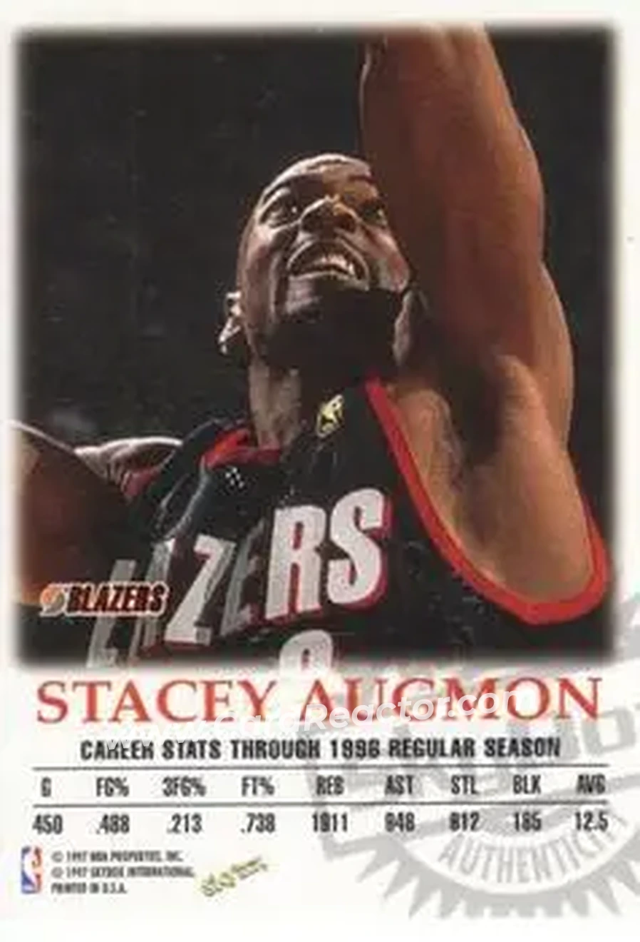 Back of Stacey Augmon