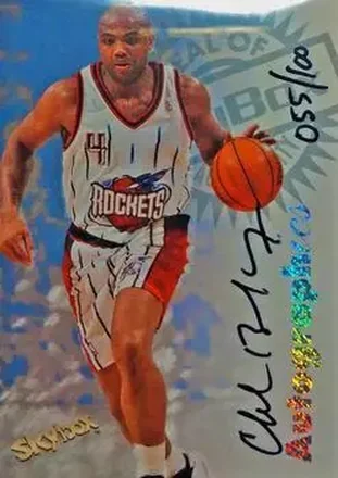 1997-98 SkyBox Premium #NNO Autographics Century Marks Charles Barkley