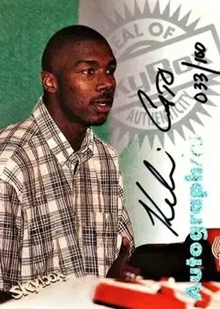1997-98 SkyBox Premium #NNO Autographics Century Marks Kelvin Cato
