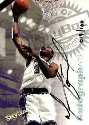 1997-98 SkyBox Premium #NNO Autographics Century Marks Duane Causwell