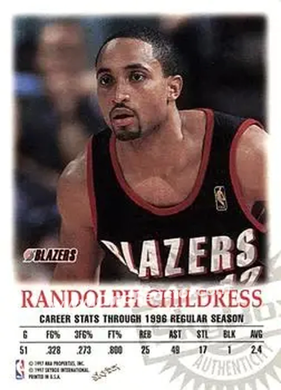 Back of Randolph Childress