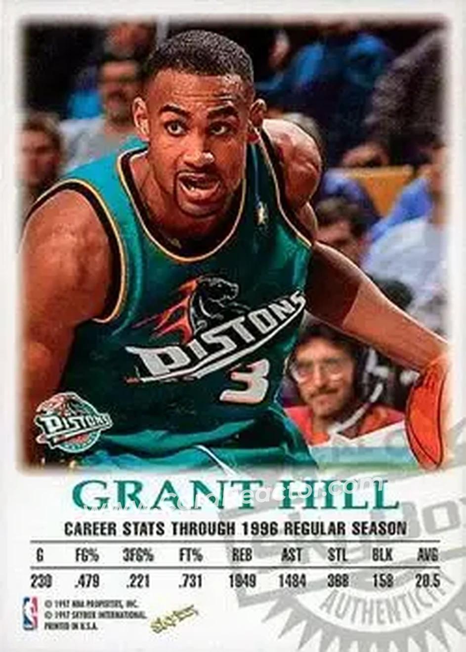 Back of Grant Hill