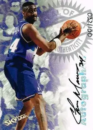1997-98 SkyBox Premium #NNO Autographics Century Marks Chris Morris
