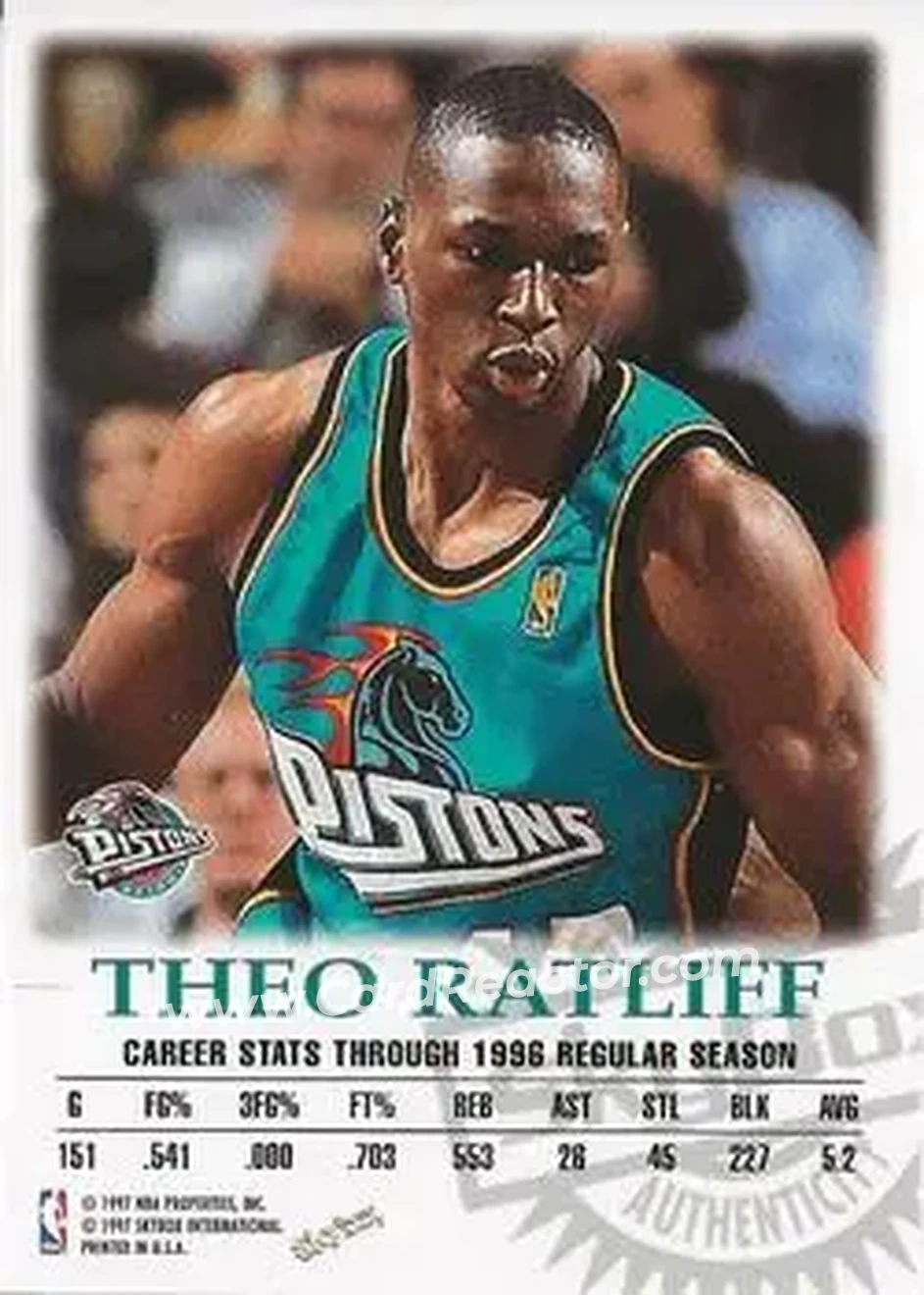 Back of Theo Ratliff