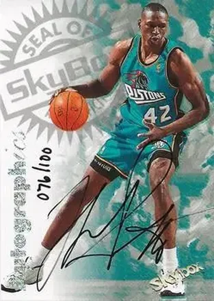1997-98 SkyBox Premium #NNO Autographics Century Marks Theo Ratliff