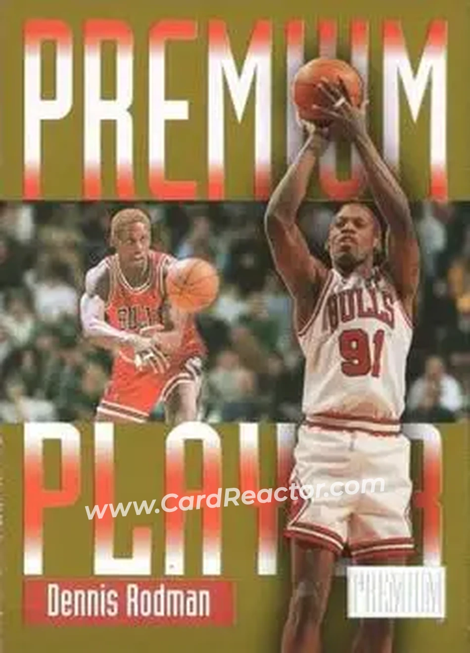 Front of Dennis Rodman