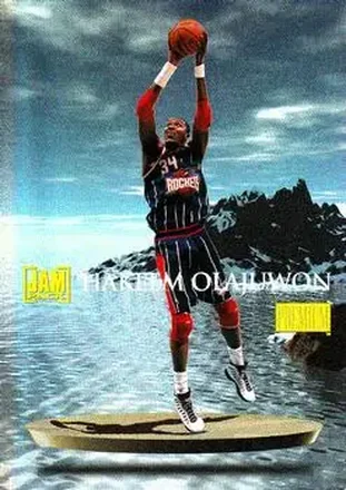 1997-98 SkyBox Premium #4 JP Jam Pack Hakeem Olajuwon