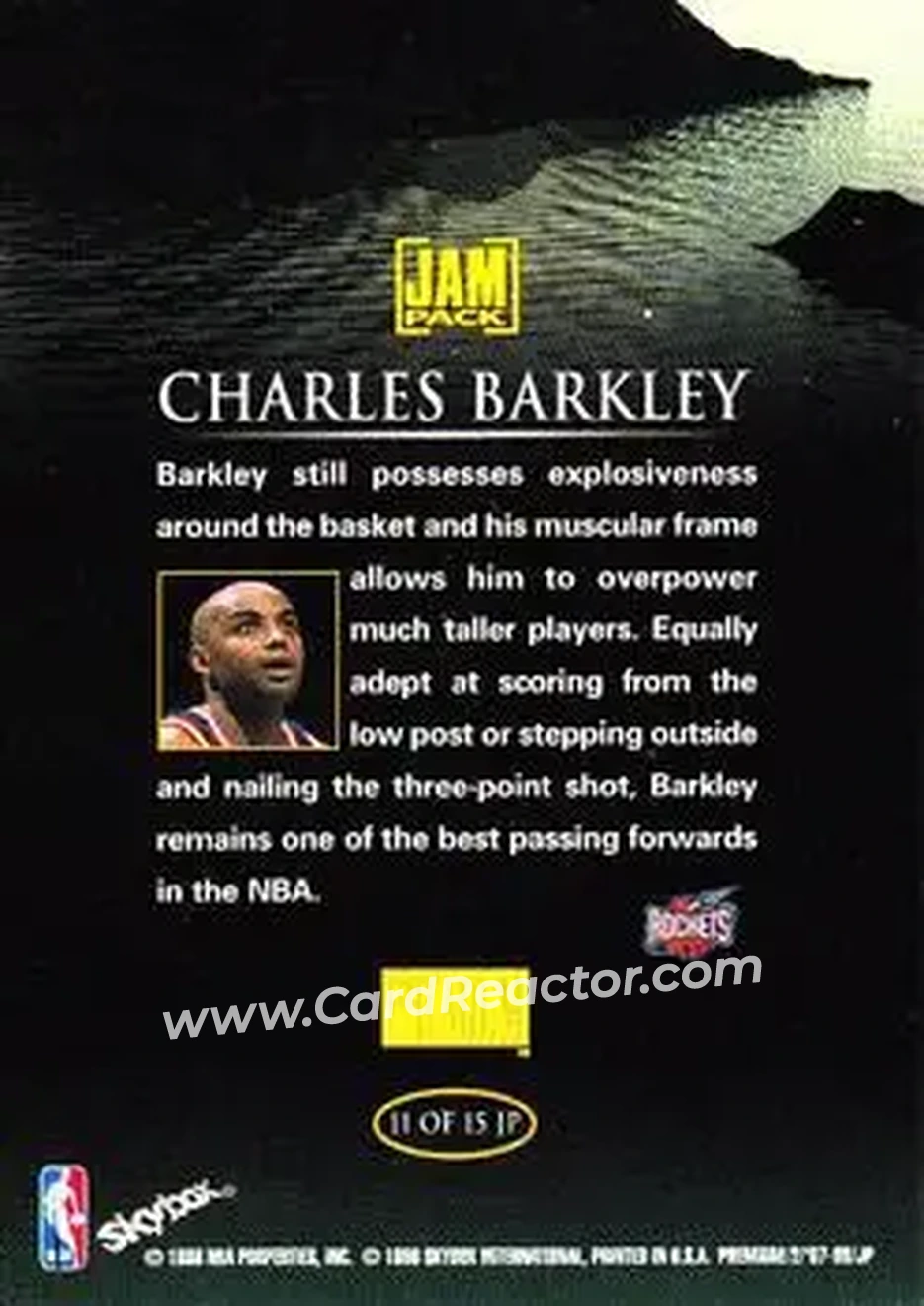 Back of Charles Barkley