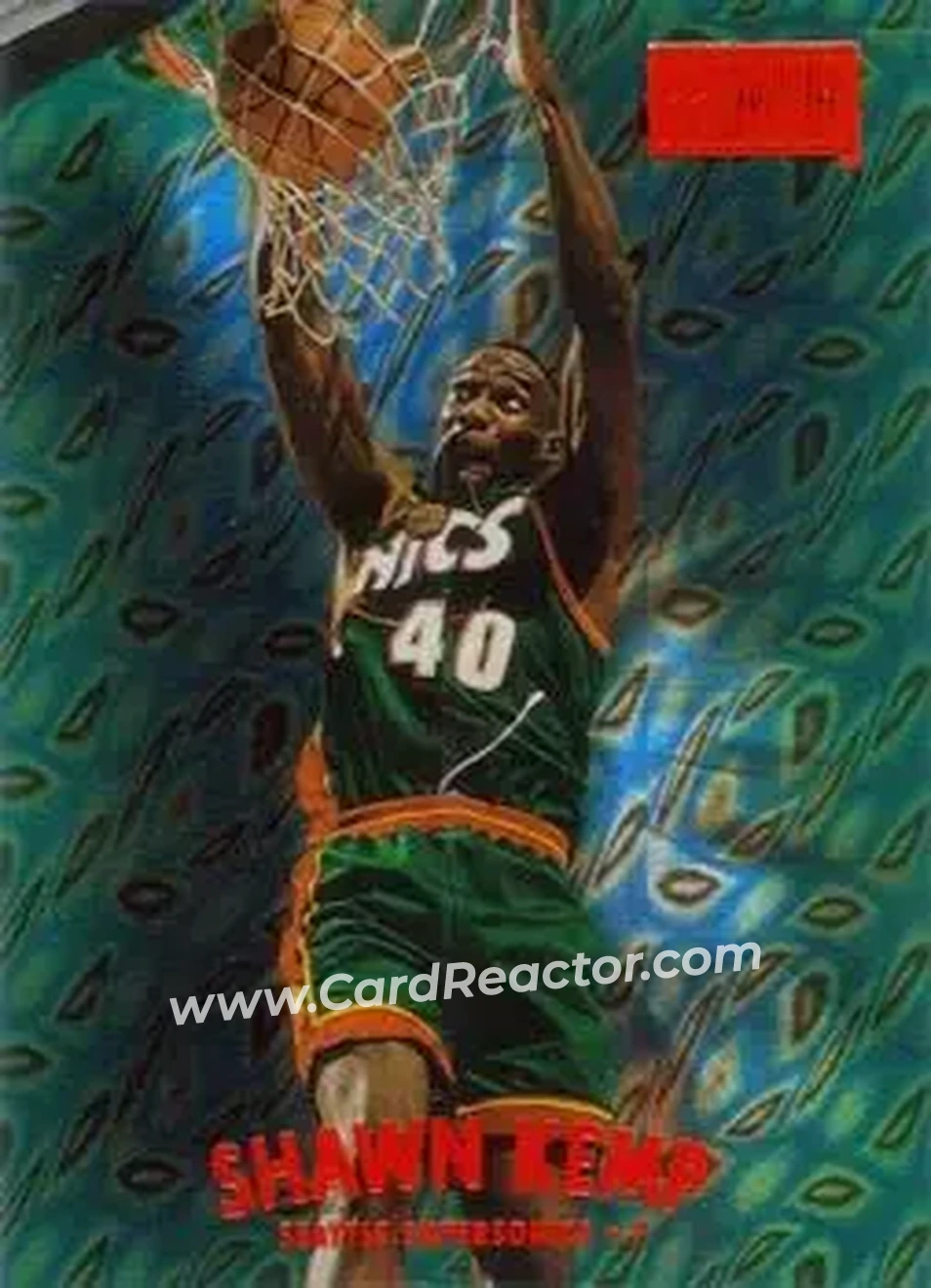 Front of Shawn Kemp