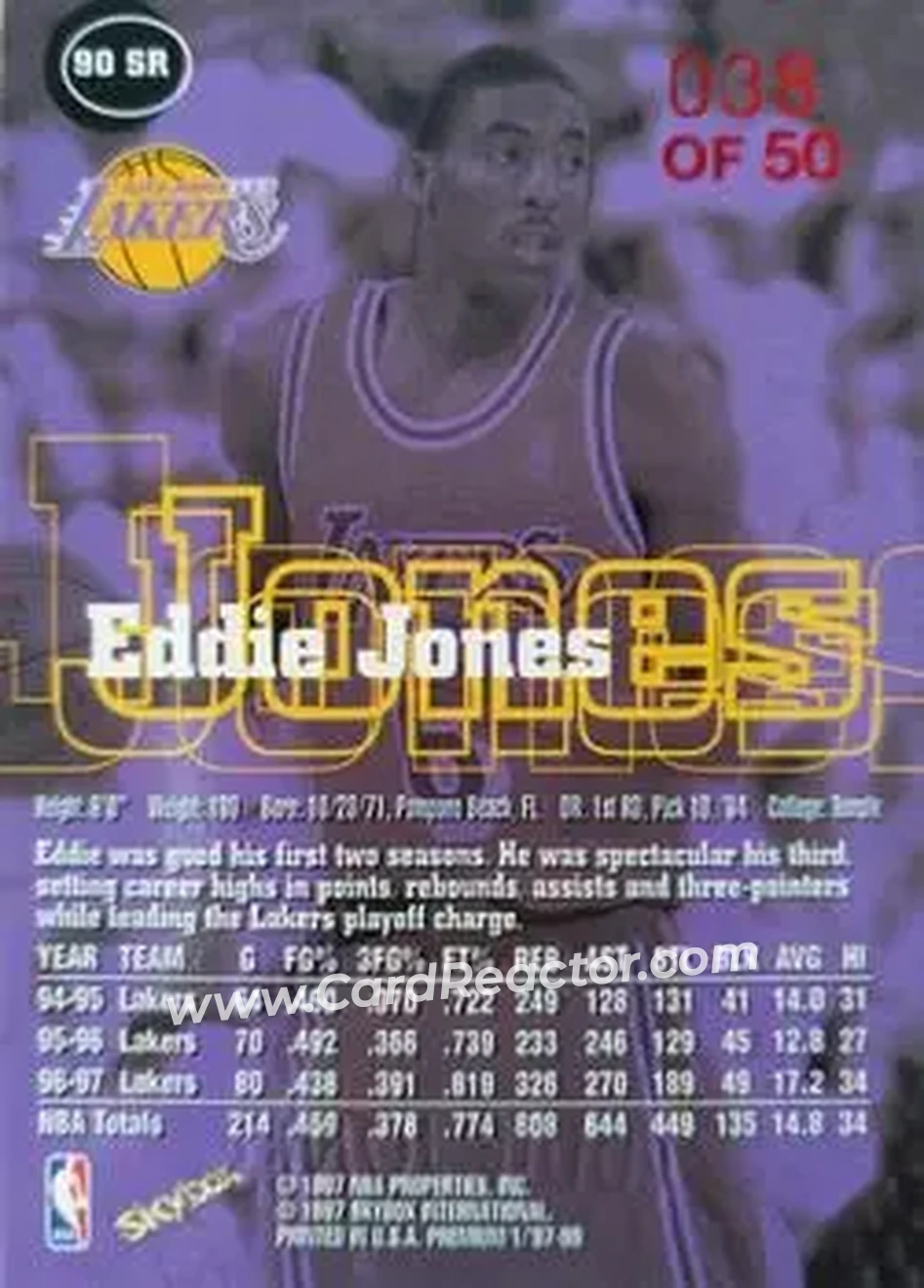 Back of Eddie Jones