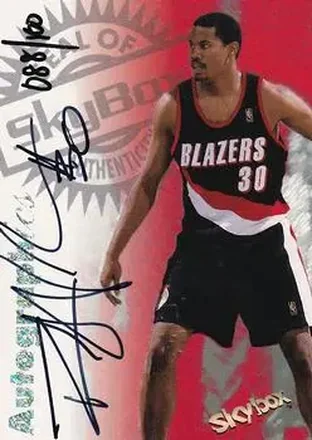 1997-98 SkyBox Premium #NNO Autographics Century Marks Rasheed Wallace