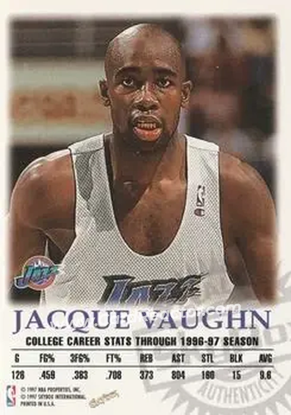Back of Jacque Vaughn