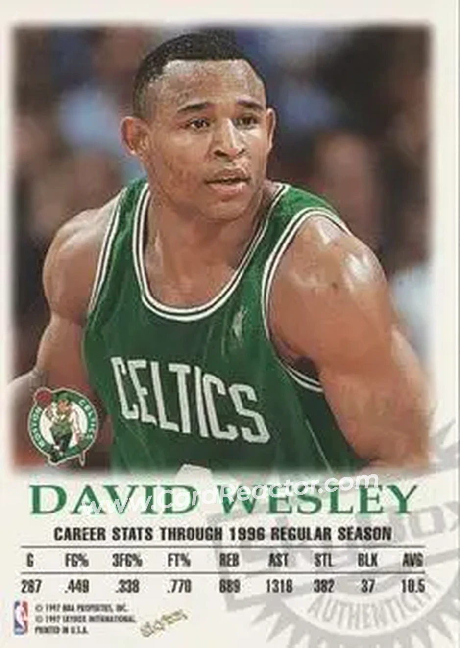 Back of David Wesley