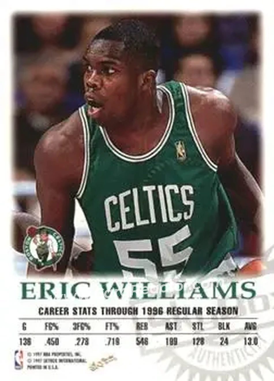 Back of Eric Williams
