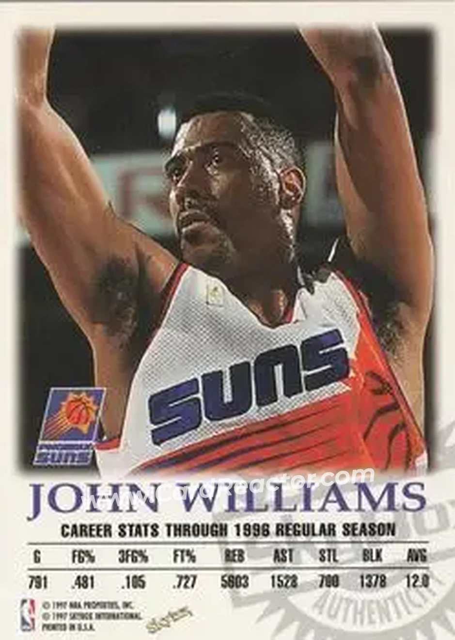 Back of John Williams