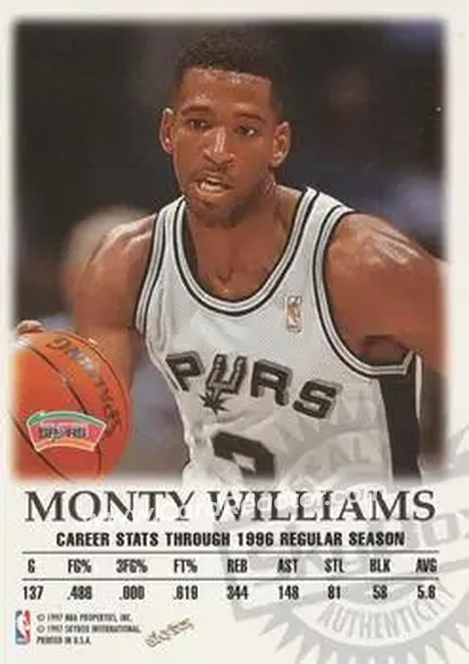 Back of Monty Williams