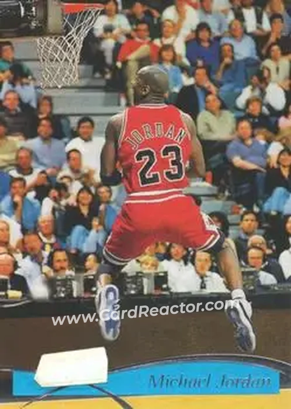 Front of Michael Jordan