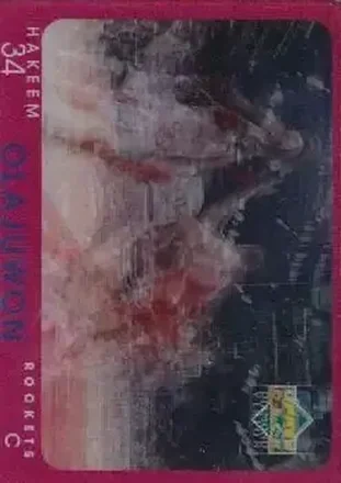 1997-98 Upper Deck Diamond Vision #10 Hakeem Olajuwon