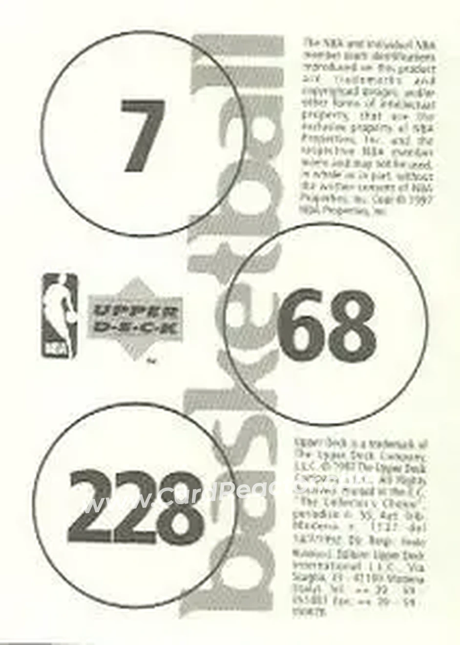Back of Card #7