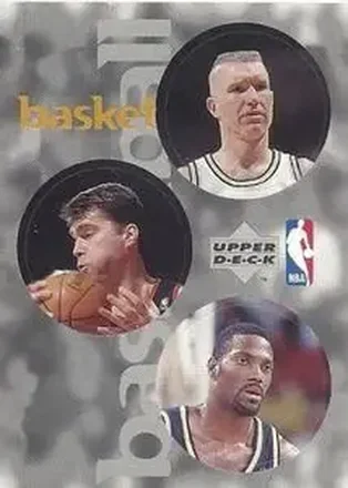 1997-98 Upper Deck NBA Stickers (European) #27 Card #27
