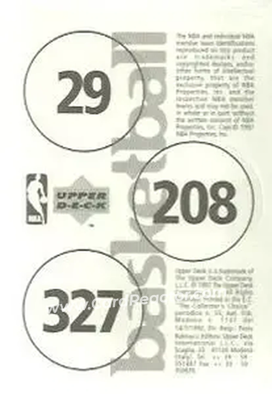 Back of Card #29