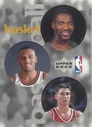 1997-98 Upper Deck NBA Stickers (European) #42 Card #42