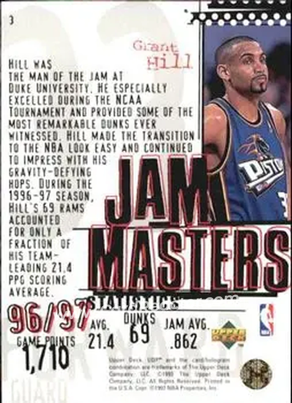 Back of Grant Hill