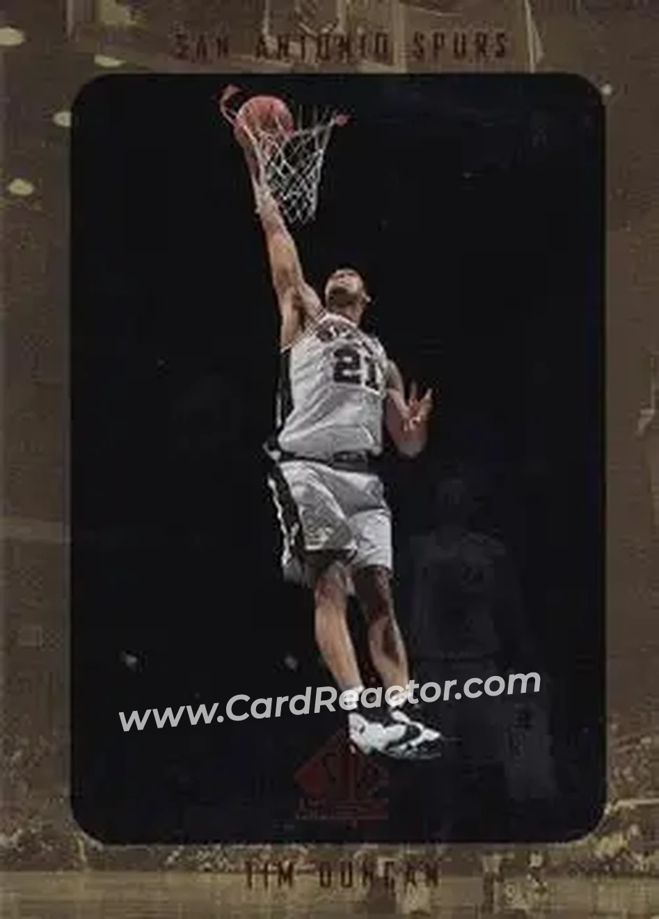 Front of Tim Duncan