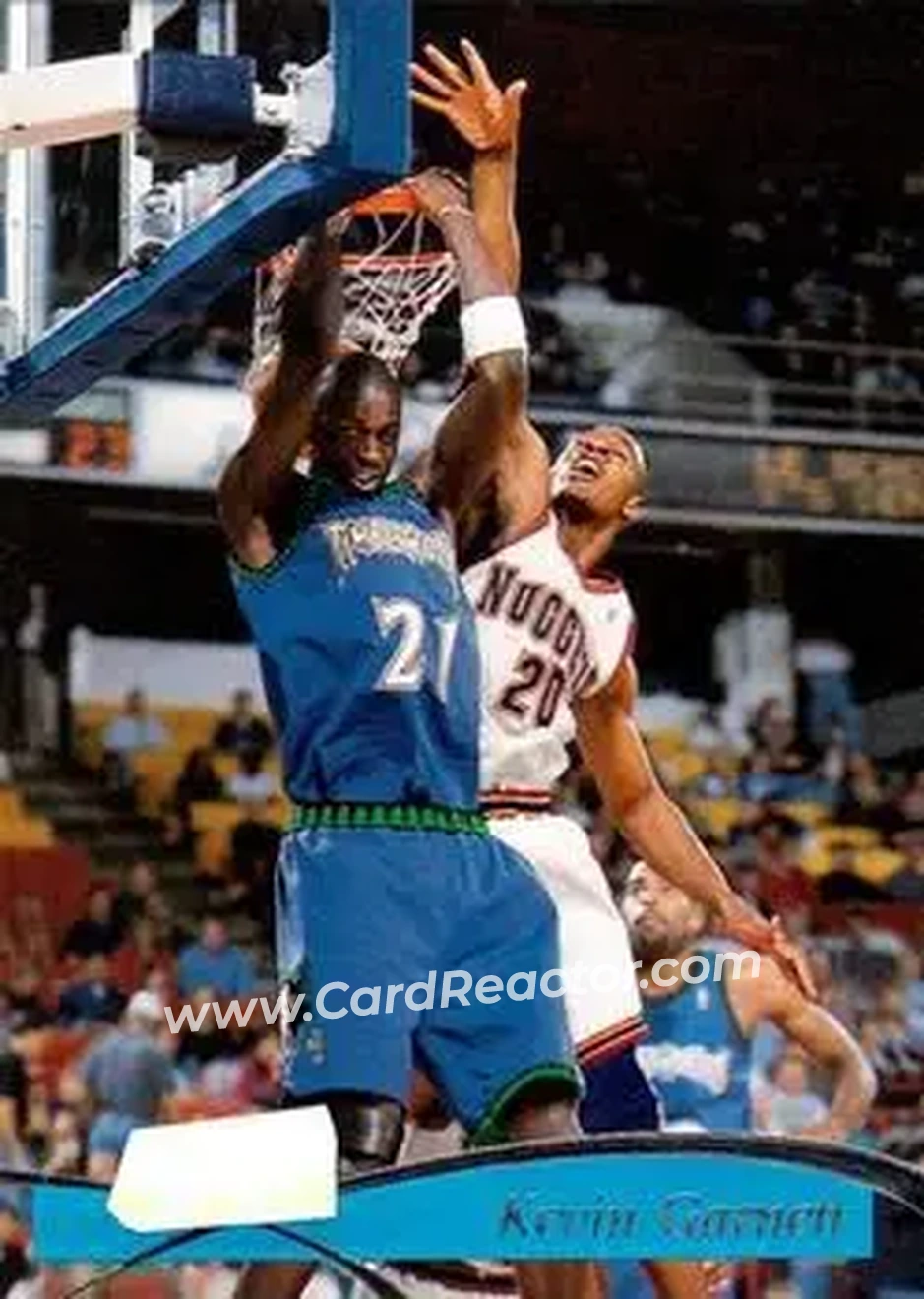 Front of Kevin Garnett