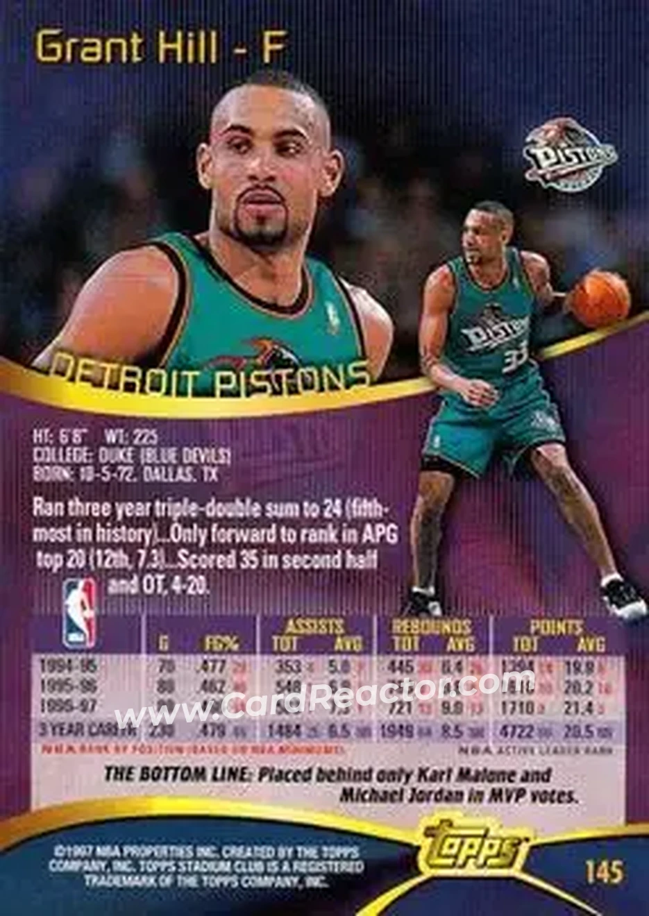 Back of Grant Hill