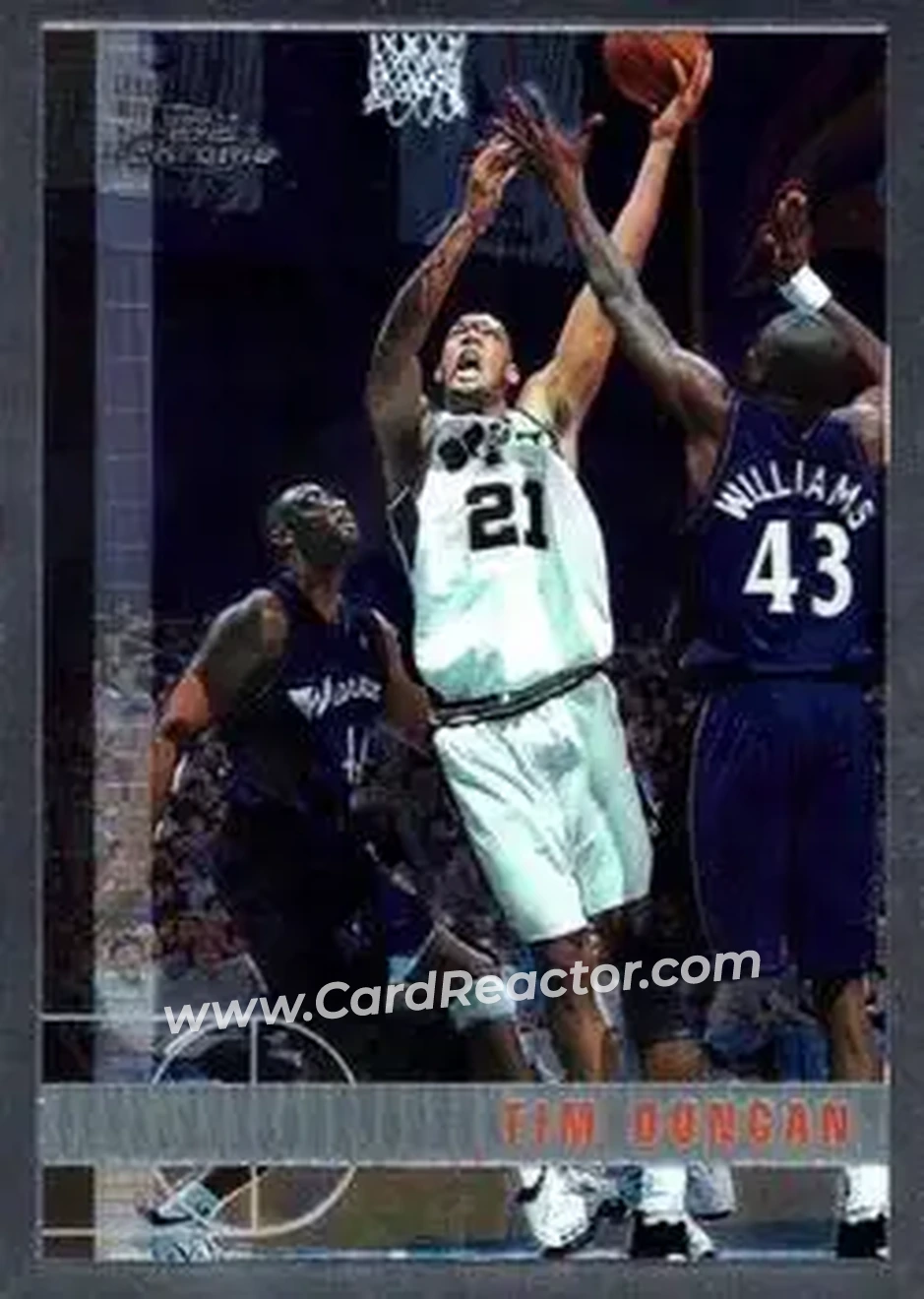 Front of Tim Duncan