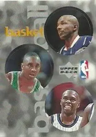 1997-98 Upper Deck NBA Stickers (European) #45 Card #45