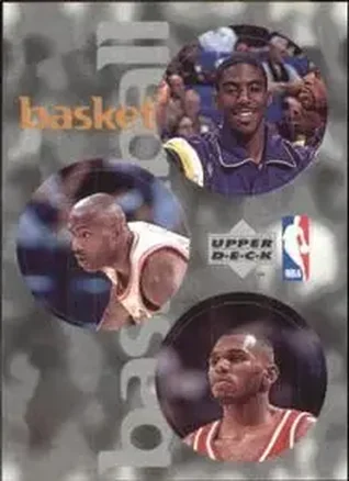 1997-98 Upper Deck NBA Stickers (European) #64 Card #64