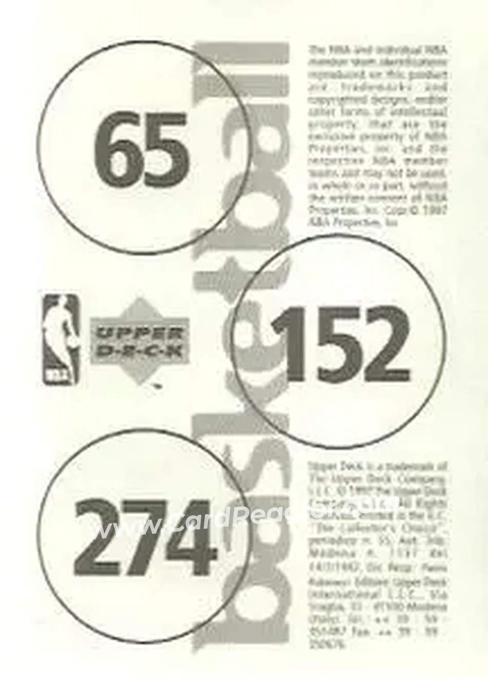 Back of Card #65