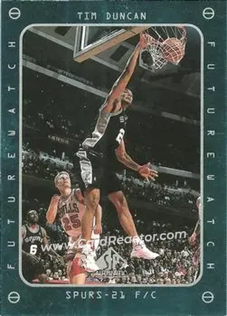 Front of Tim Duncan