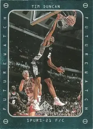 1997-98 SP Authentic #165 Tim Duncan