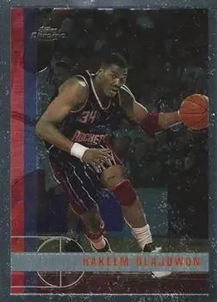 1997-98 Topps Chrome #203 Hakeem Olajuwon