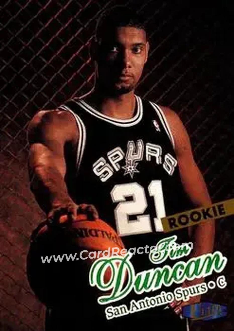 Front of Tim Duncan